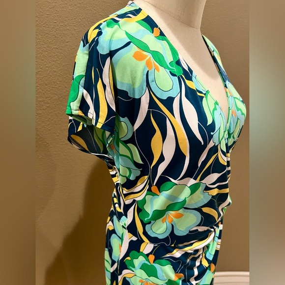 Maggy London Matte Jersey Wrap Dress, Size 10, EUC! - Picture 5 of 13